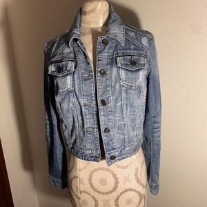 Ombré Express jean jacket.